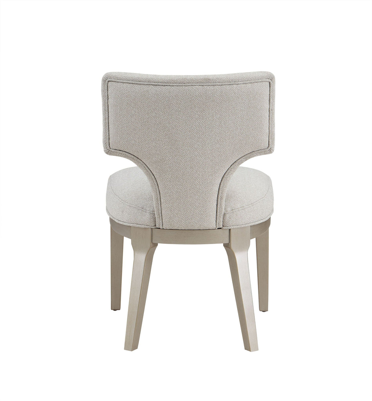 Kasa Light Gray Side Chair Set of 2 with Solid Wood Legs - Light Gray, photo 4 of 7