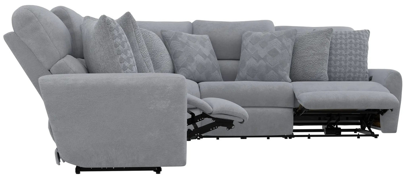 Majesty - Deep Seating Power Reclining Sectional by Unique Piece Furniture