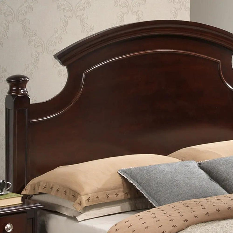 Bed Hand Carved Traditional by Unique Piece Furniture