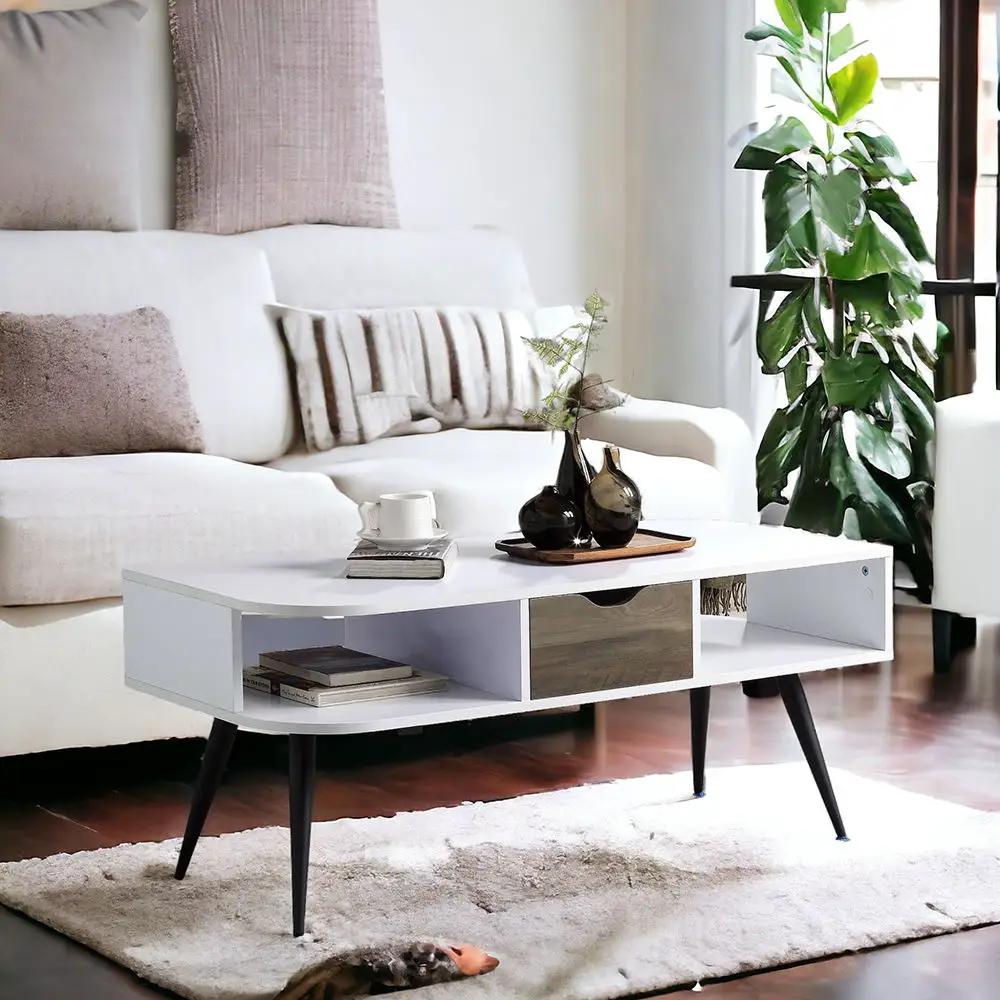 Halima - Coffee Table - White & Black by Unique Piece Furniture