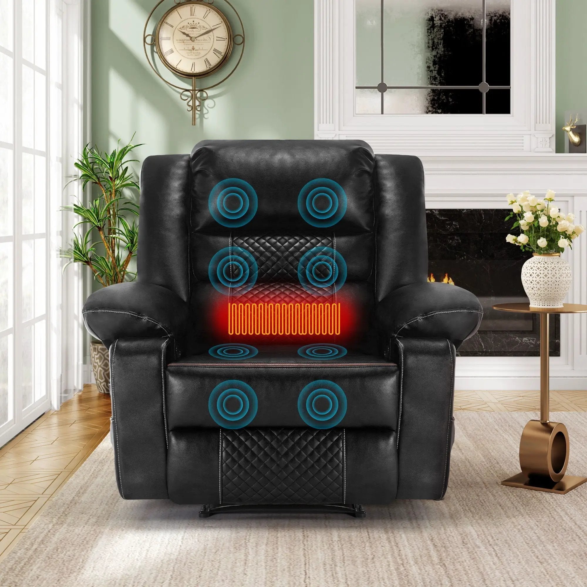 Breathable Massage Recliner Manual Chair by HouseOfZazla