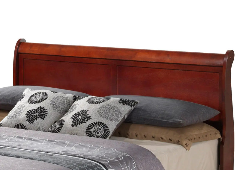 Sleigh Bed With Low Footboard by Unique Piece Furniture