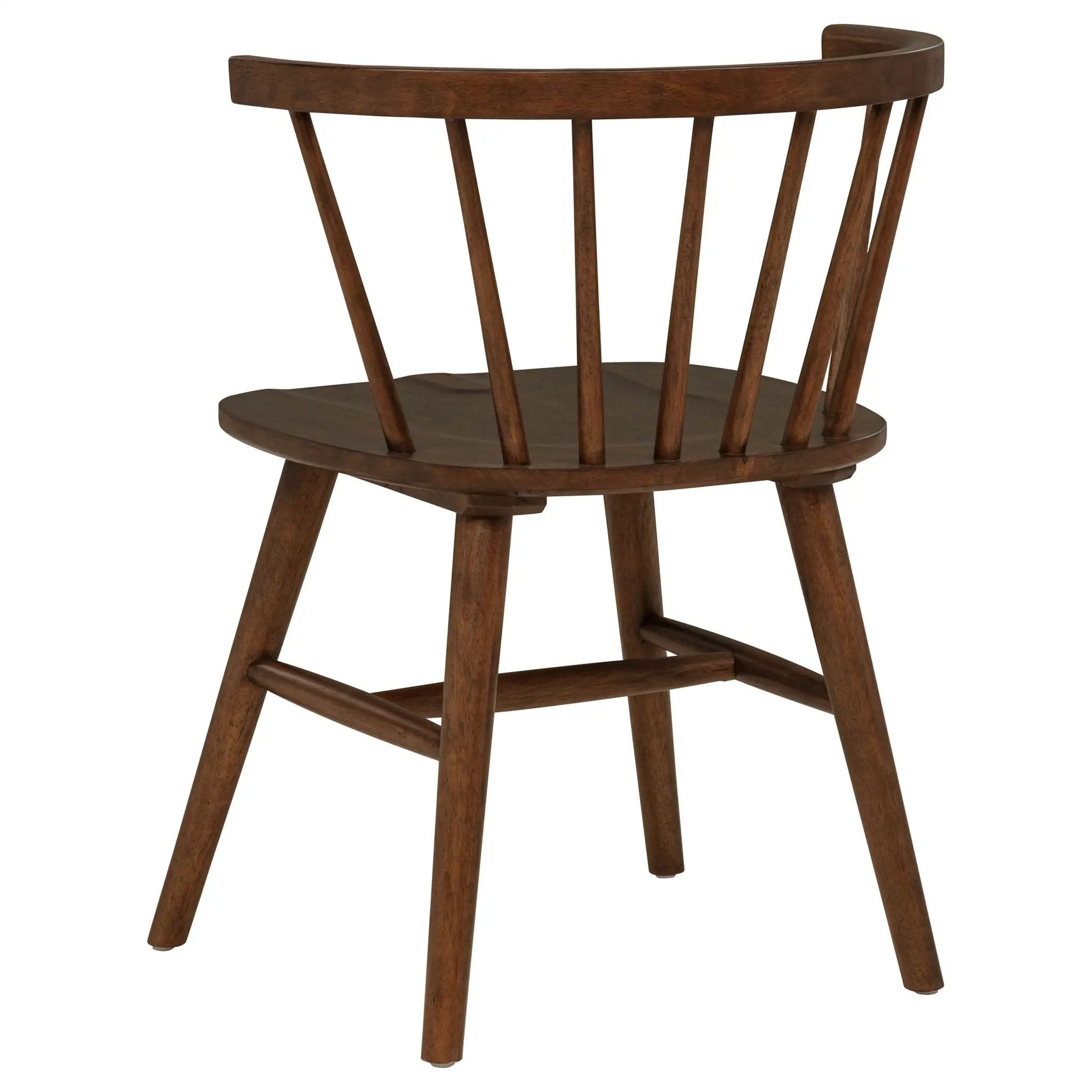 Jeffries Windsor Wood Dining Side Chair Walnut (Set of 2) by Unique Piece Furniture