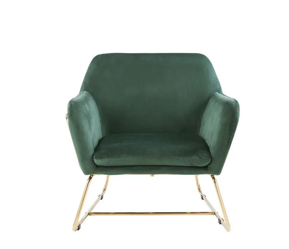 Keira - Accent Chair With Metal Base by HouseOfZazla