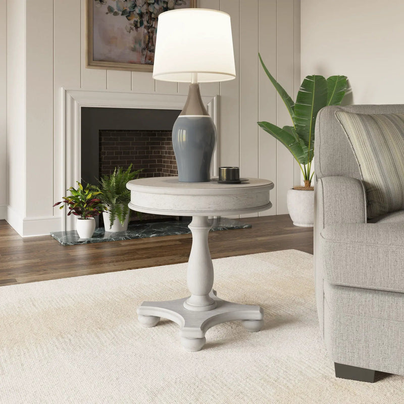 Round End Table - Gray by Unique Piece Furniture