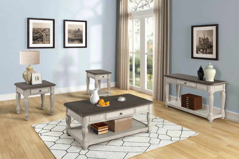 Classic Design Table With Storage by Unique Piece Furniture