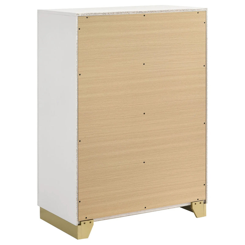 Caraway 4-drawer Bedroom Chest White by Unique Piece Furniture
