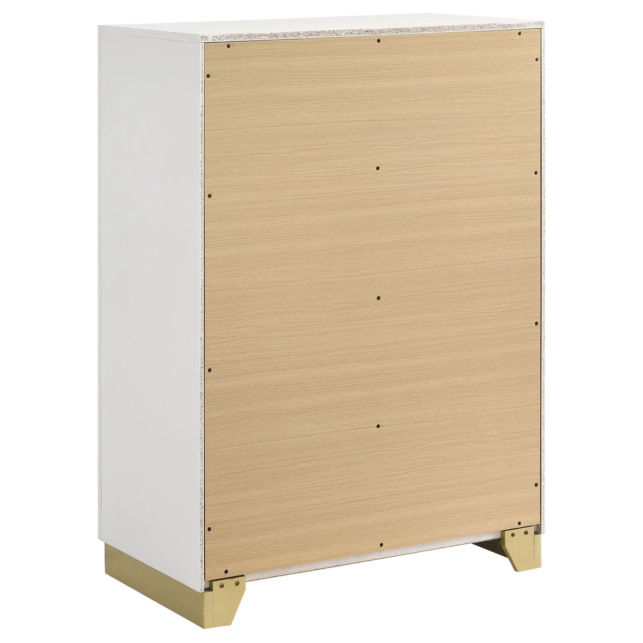 Caraway 4-drawer Bedroom Chest White by Unique Piece Furniture