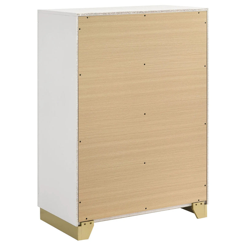 Caraway 4-drawer Bedroom Chest White by Unique Piece Furniture