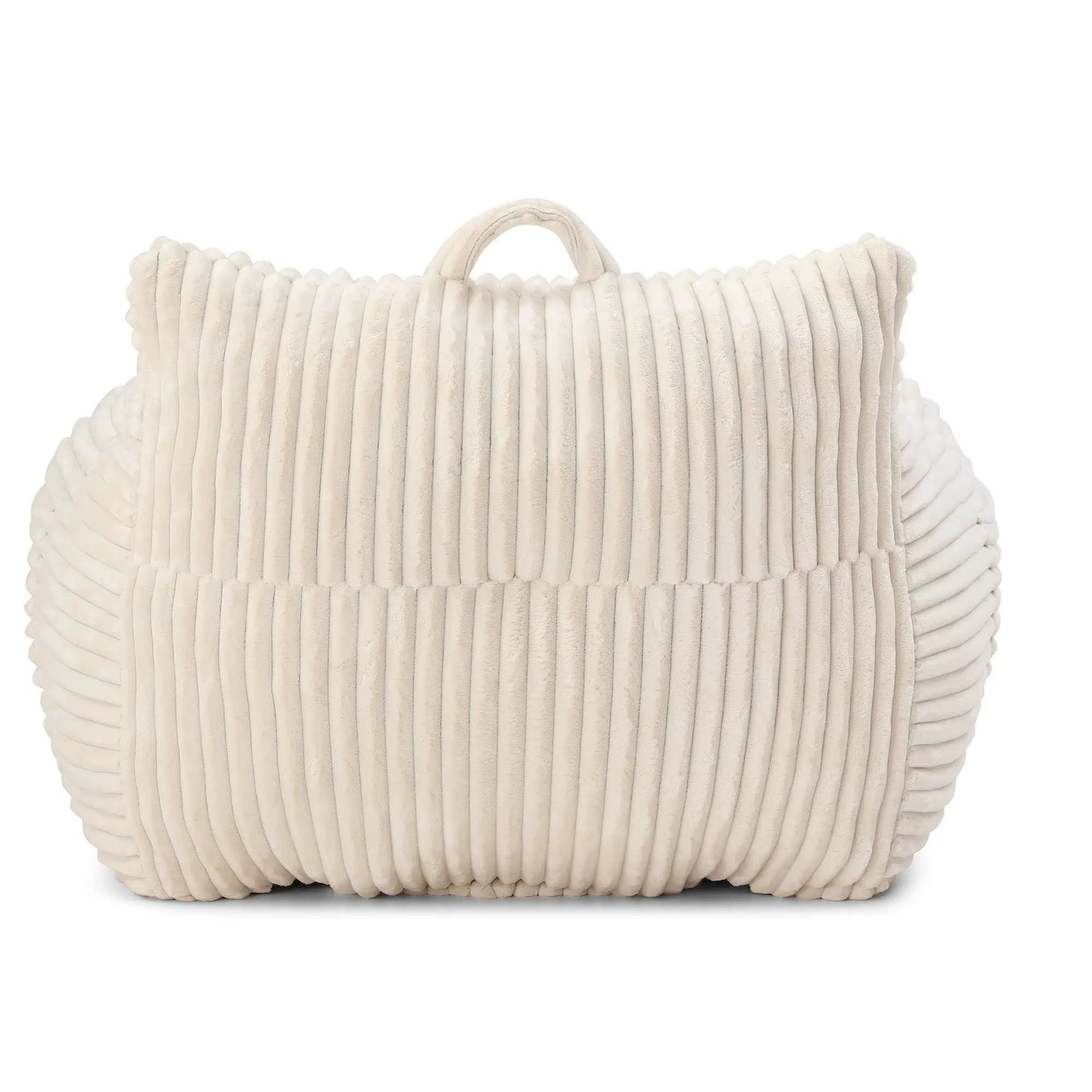 Giant Bean Bag Chair With Armrests And Footstool by HouseOfZazla