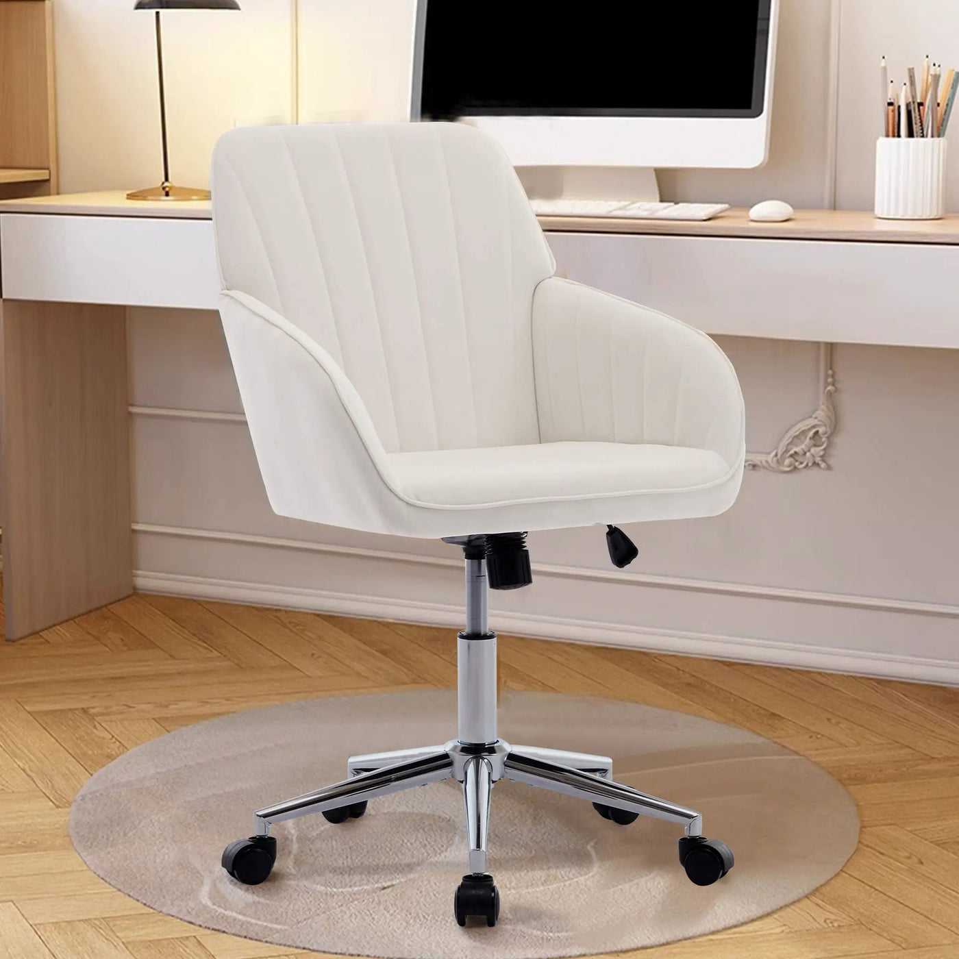 Adjustable Ergonomic Office Chair, Swivel Backrest Seat by HouseOfZazla