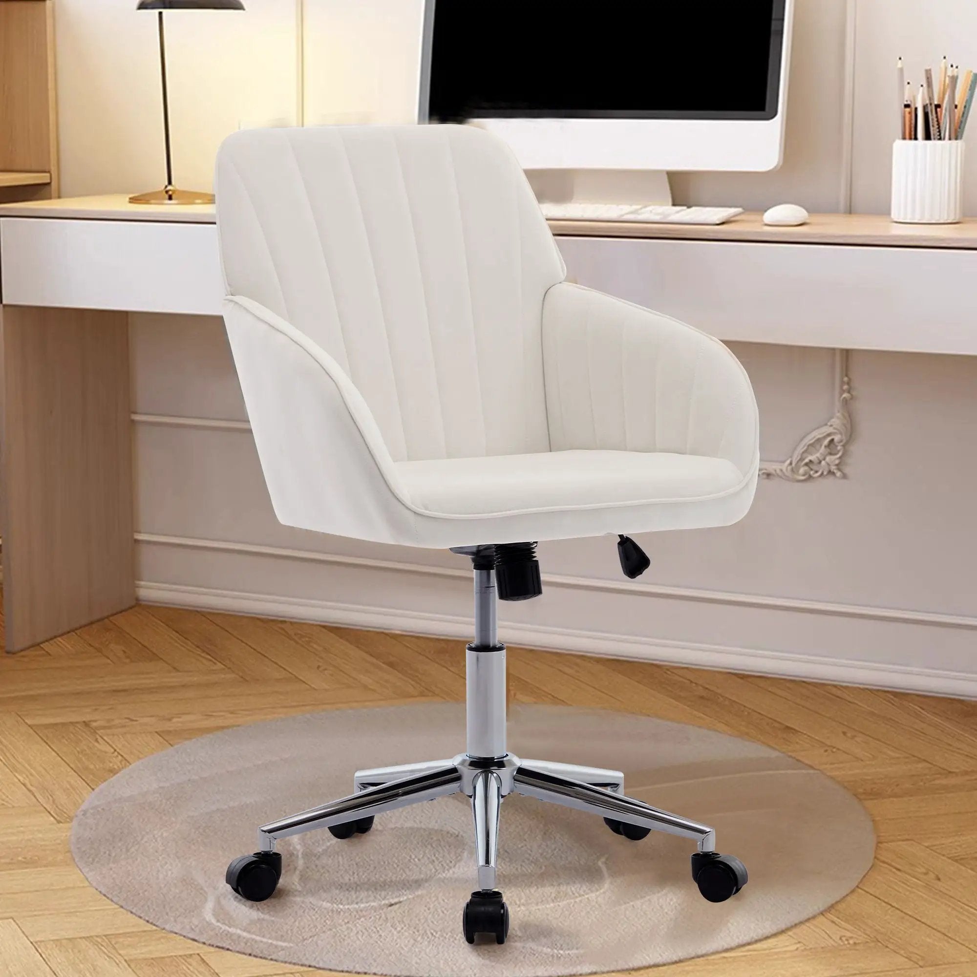 Adjustable Ergonomic Office Chair, Swivel Backrest Seat by HouseOfZazla