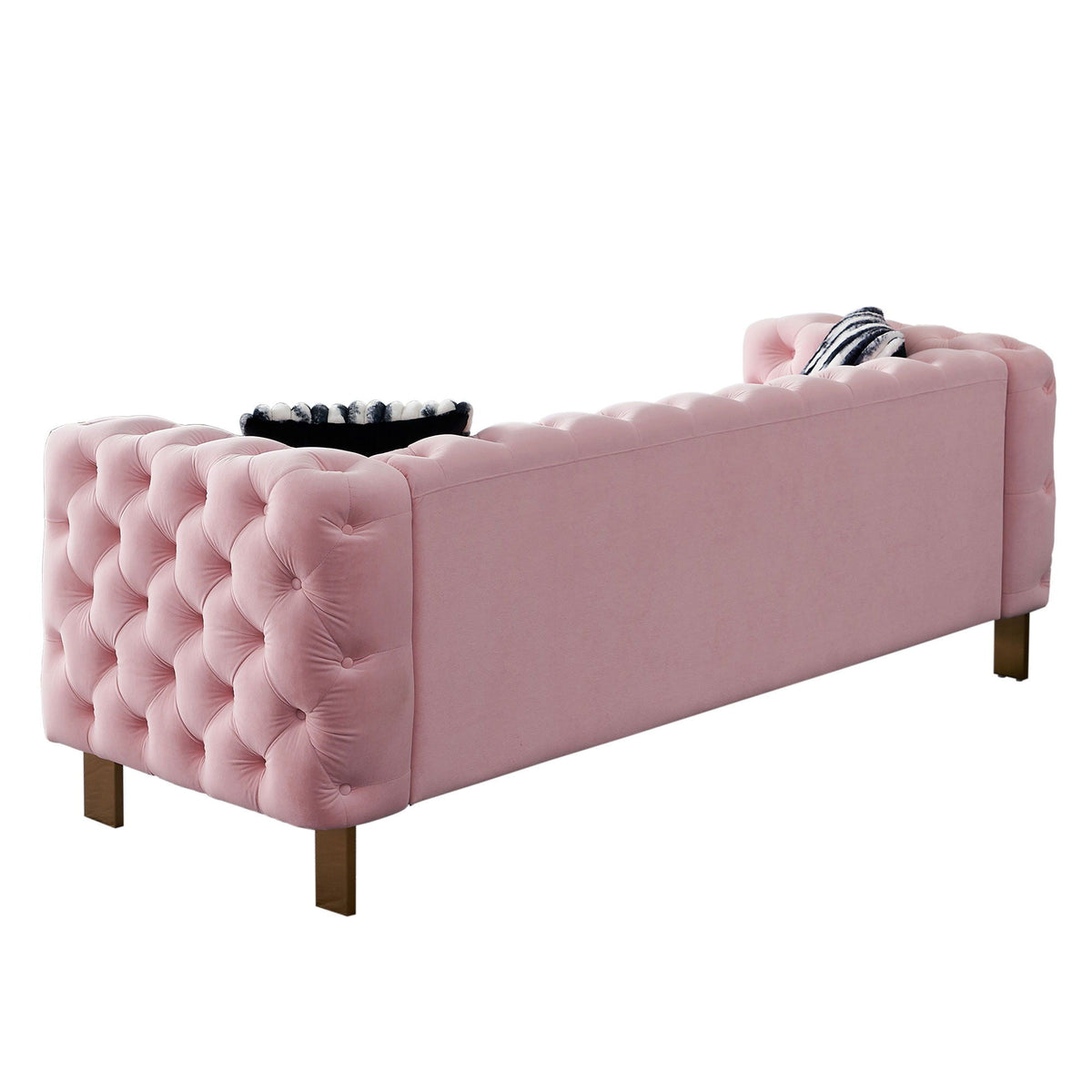 Chesterfield - Modern Tufted Living Room Sofa, 84.25''W Couch, photo 13 of 21