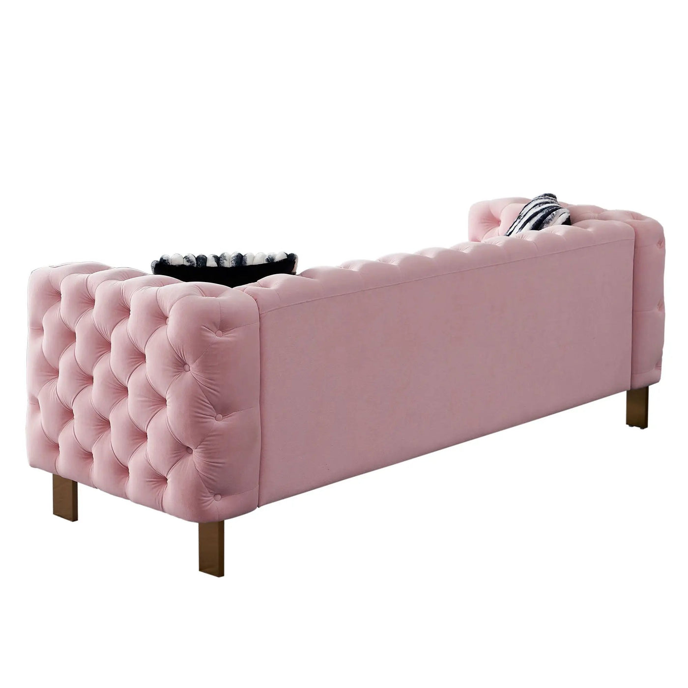Chesterfield - Modern Tufted Living Room Sofa, 84.25''W Couch by Unique Piece Furniture