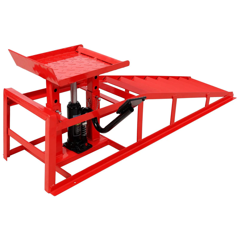 Auto Car Truck Service Ramps with Pedal - 5 Ton Hydraulic Lift by HouseOfZazla