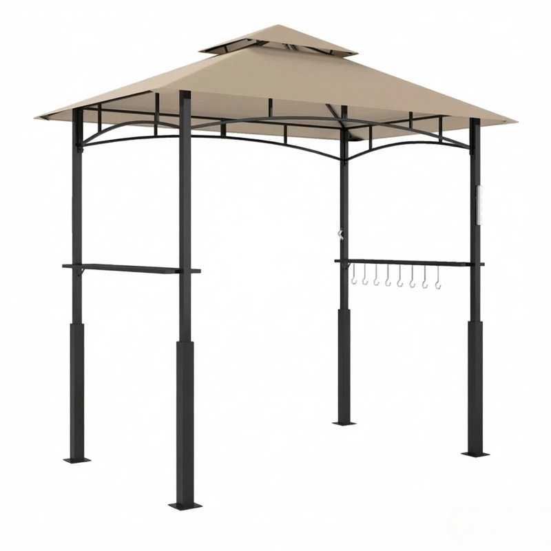 Double-Tiered Barbecue Gazebo Shelter by HouseOfZazla