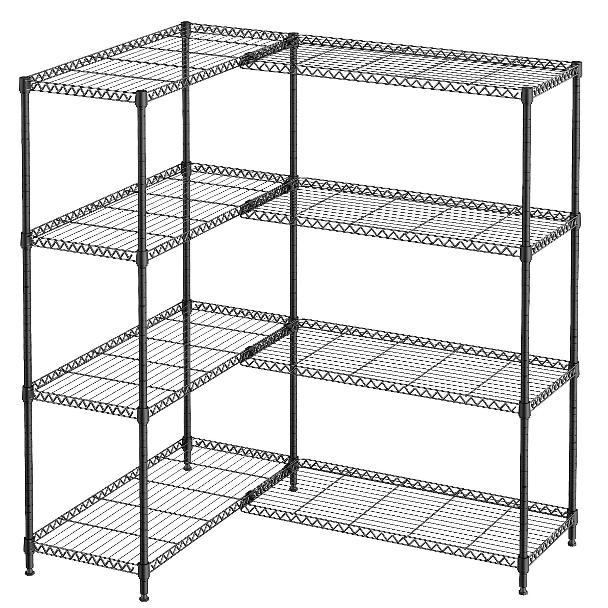 4 Tiers Metal Storage Shelves by HouseOfZazla