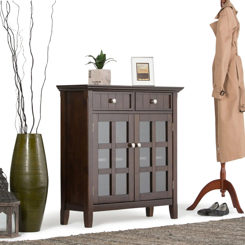 Acadian - Entryway Storage Cabinet - Brunette Brown by HouseOfZazla