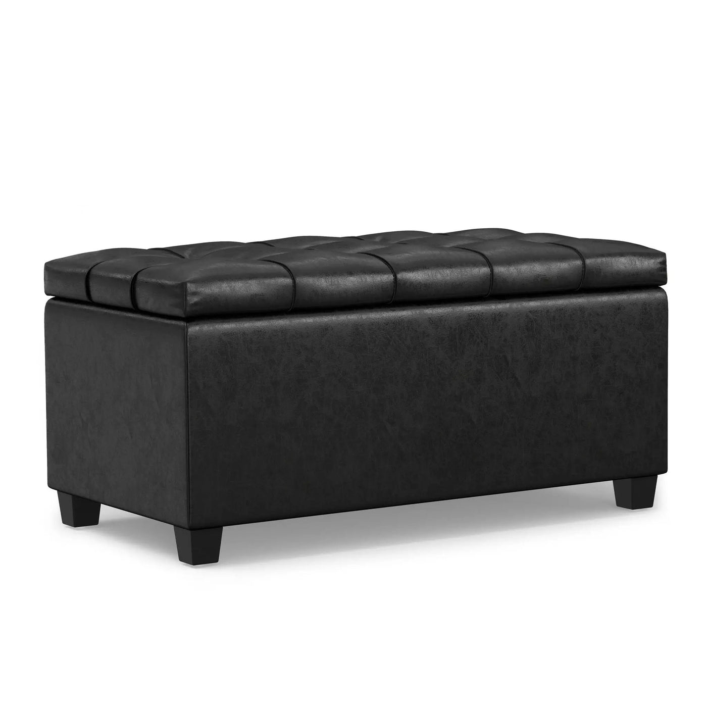 Sienna - Transitional Storage Ottoman Bench by HouseOfZazla