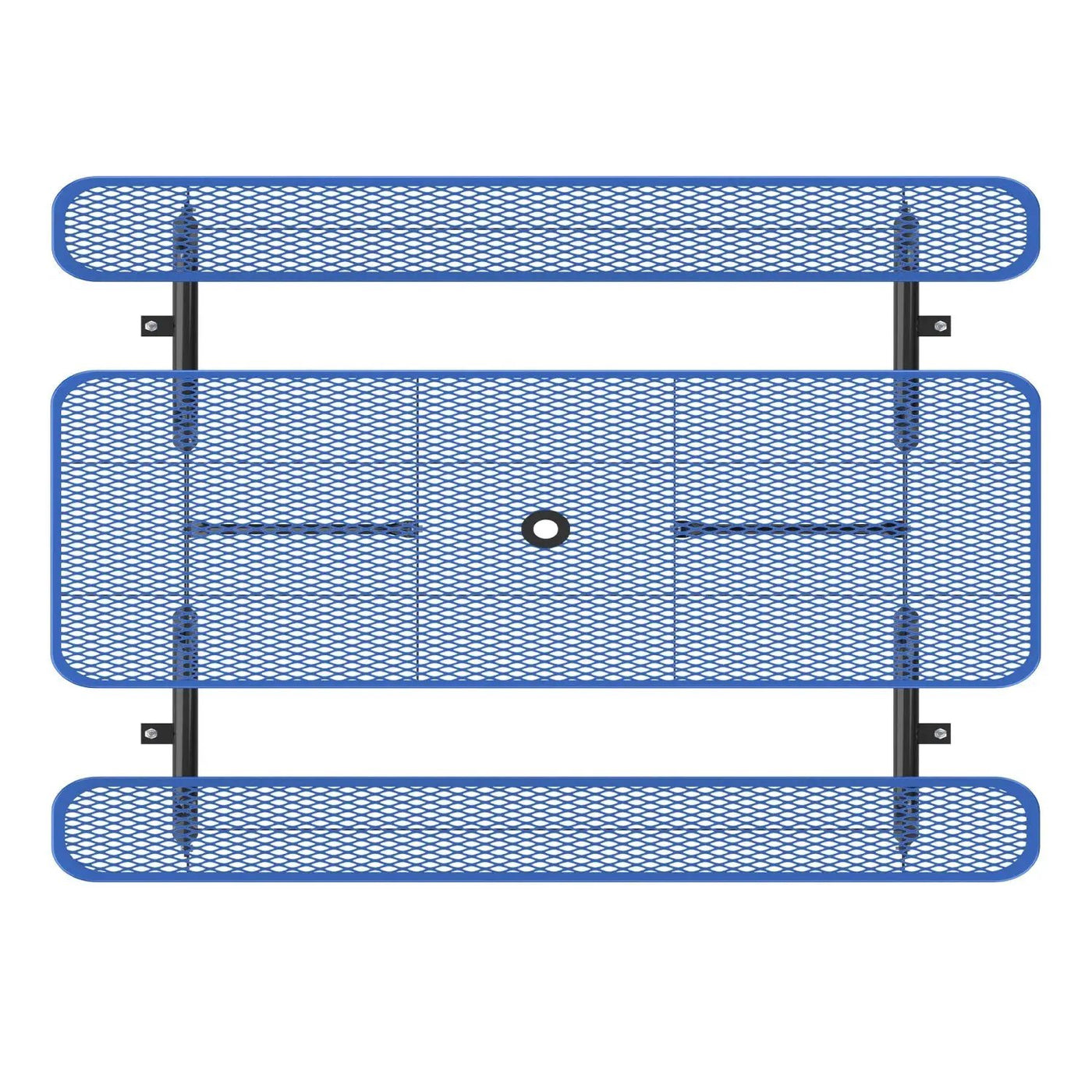 8ft Rectangle Picnic Table With Umbrella Hole by Chery Industrial