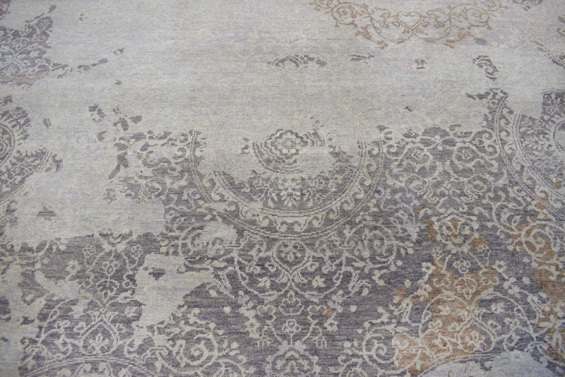 Brown Traditional Style Hand Knotted Wool 8x10 Area Rug by The Rug Decor