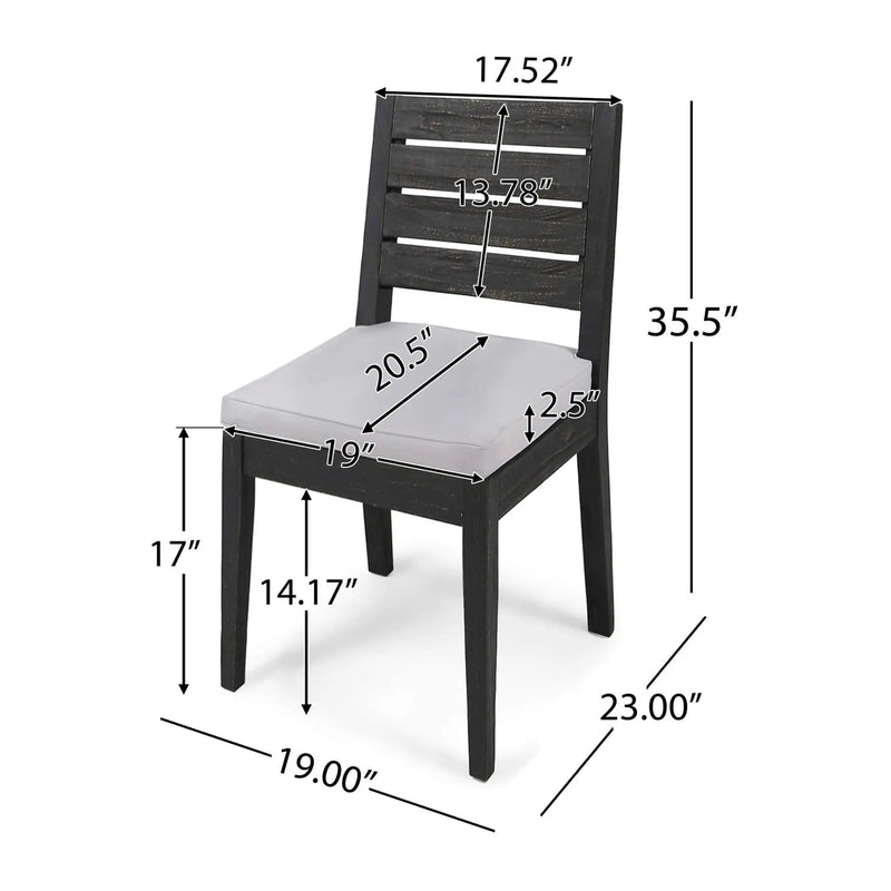 Alora 9-Piece Outdoor Dining Set With Extendable Acacia Wood Patio Table (SAK75134) by SAKSBY WHOLESALE