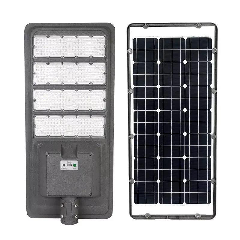 9000W Aluminum Frame All In One Solar Street /Parking Lights Motion Sensor, Dusk to Dawn 180000LM with Remote Control by Outdoor Solar Outlet