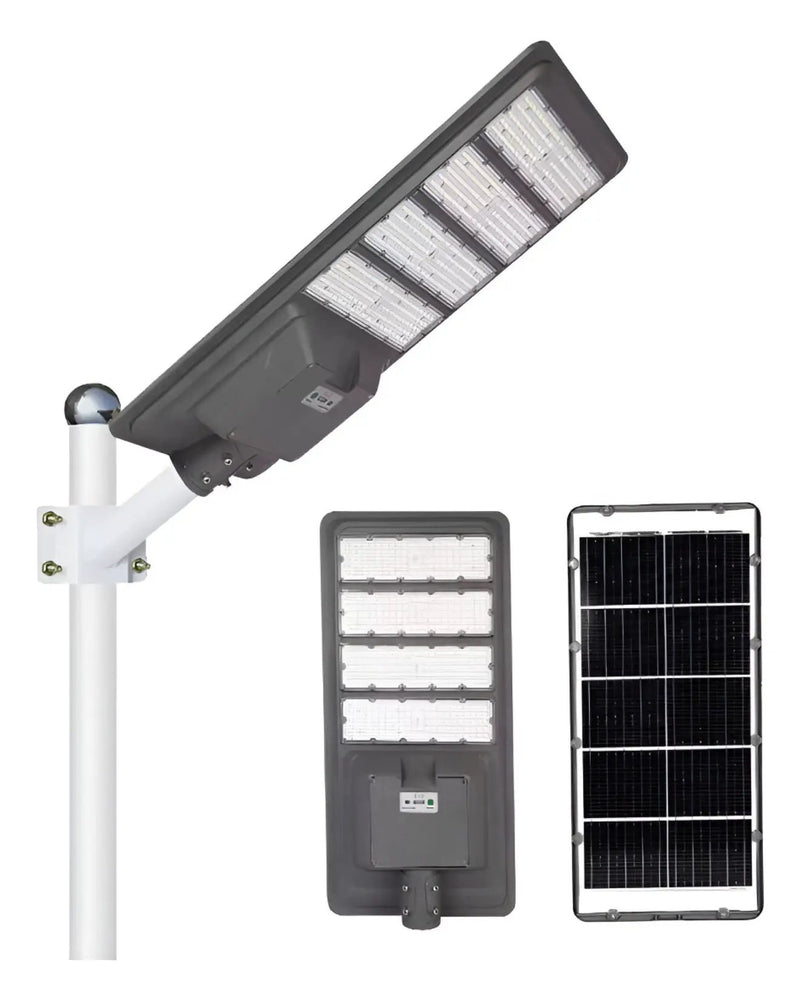 9000W Aluminum Frame All In One Solar Street /Parking Lights Motion Sensor, Dusk to Dawn 180000LM with Remote Control by Outdoor Solar Outlet