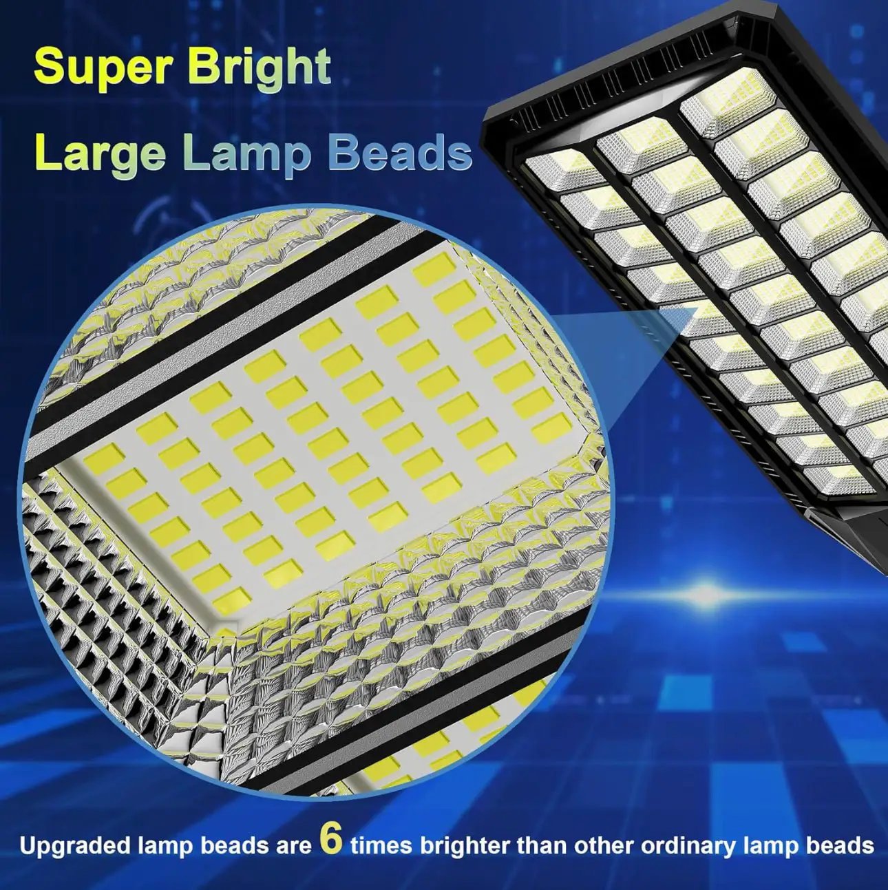 9000W Solar Street Light, 180000 Lumens Dusk to Dawn Street Lights Solar Powered Motion Sensor by Outdoor Solar Outlet