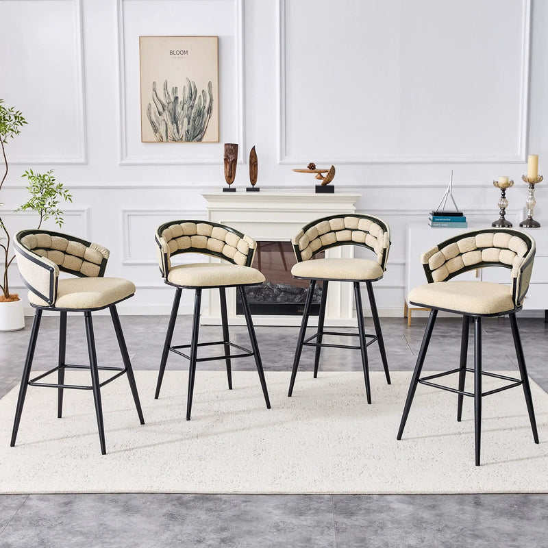 Bar Stools, Kitchen Island Counter Height Stools (Set of 2) by Unique Piece Furniture