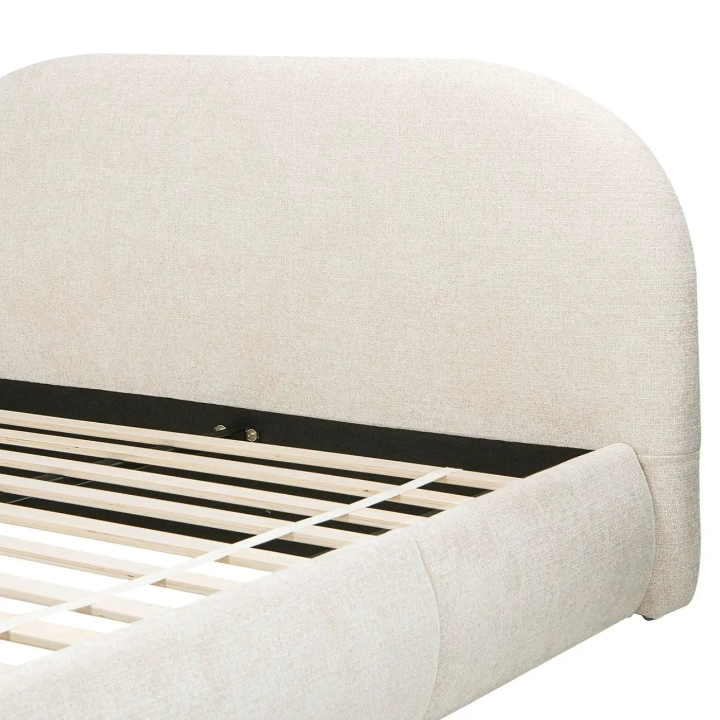 Archie Puffy Grounded - Upholstered Platform Bed by HouseOfZazla