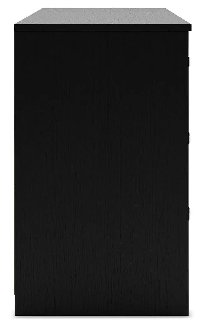 Finch - Six Drawer Dresser - 29'' Height - Black by Unique Piece Furniture