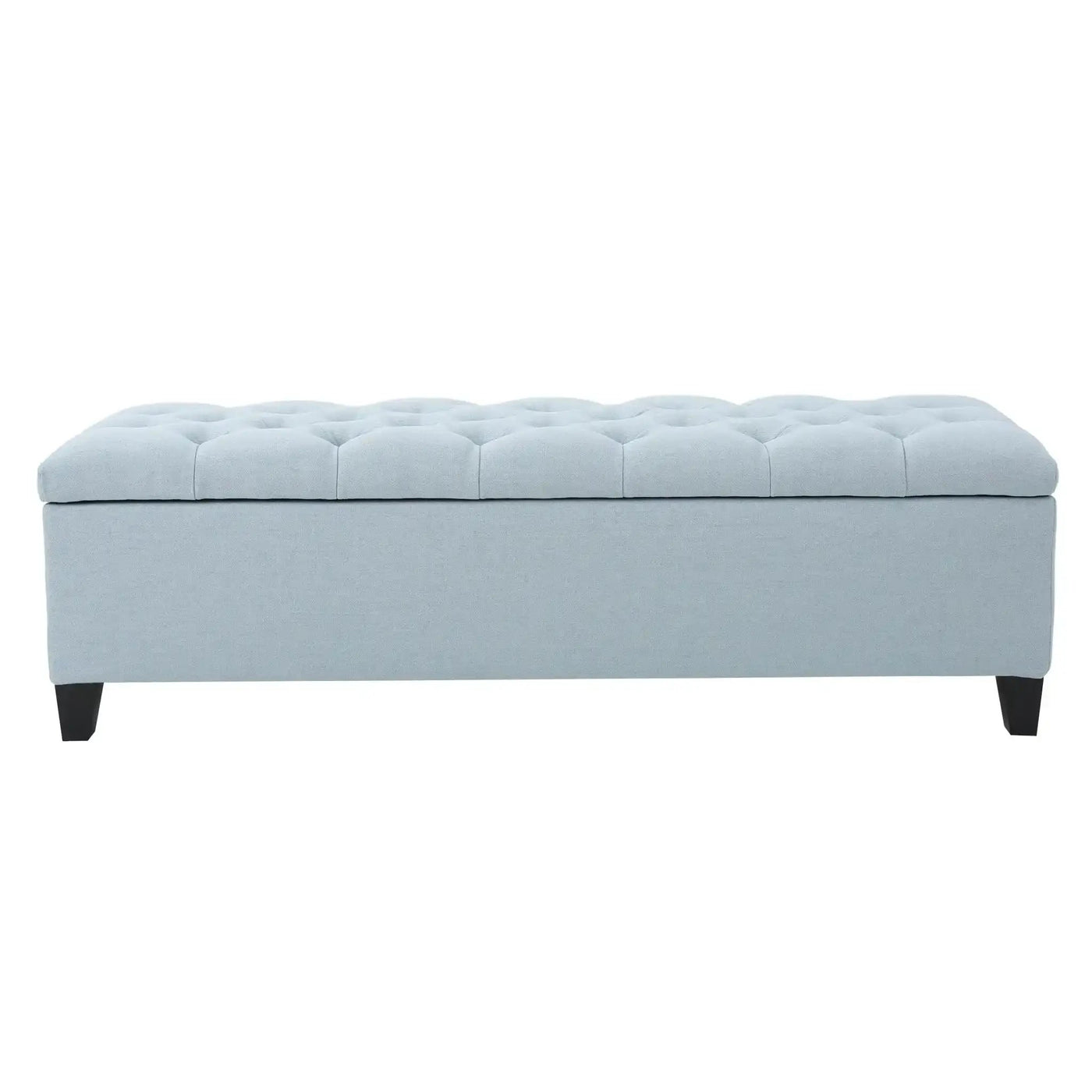 Glouster Contemporary Storage Ottoman with Button Tufted Design by HouseOfZazla