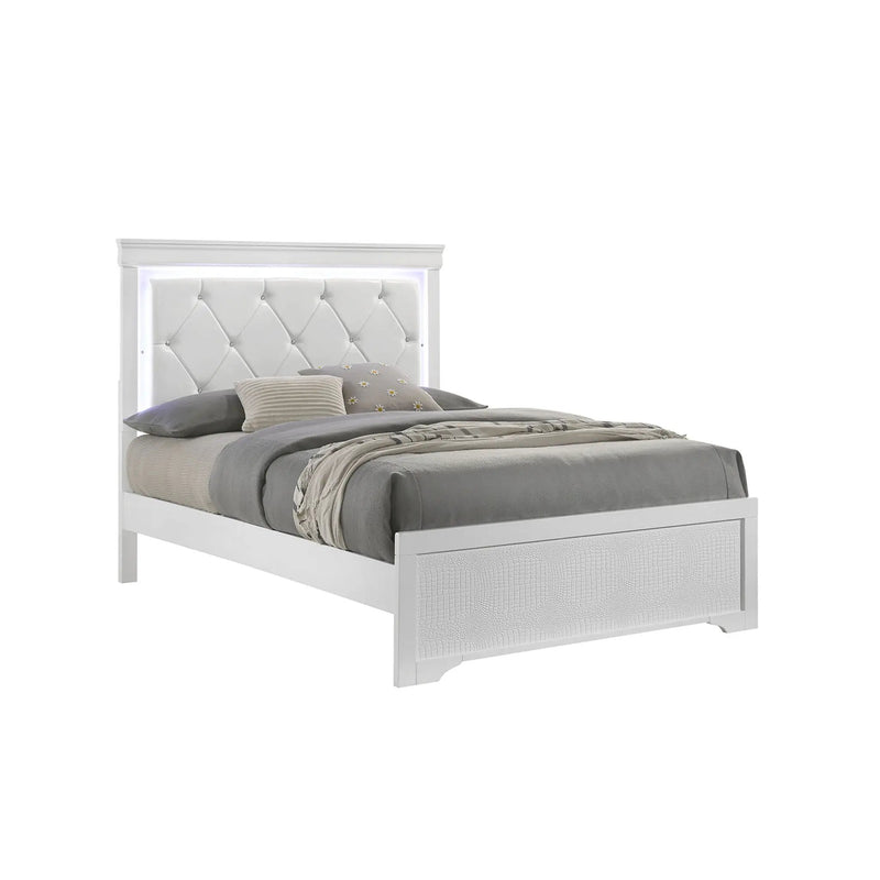 Blaze - Bedroom Set With LED Headboard by HouseOfZazla