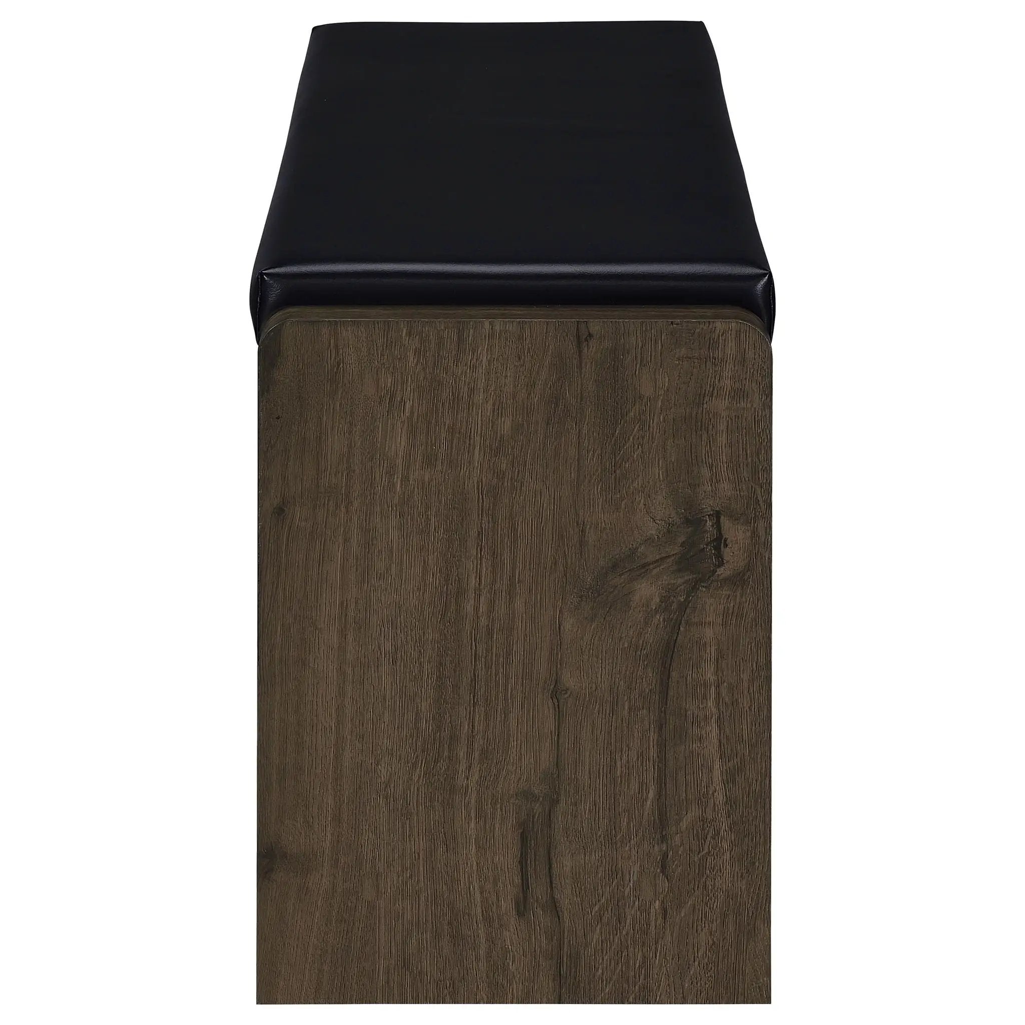 Arrington Storage Bench Smoked Oak by Unique Piece Furniture