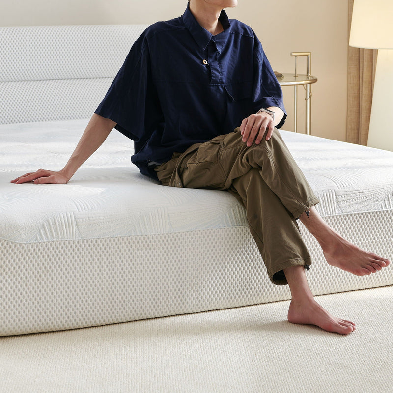 Mattress & Bed Frame With Cool, Pressure Relief, Motion Isolation by HouseOfZazla