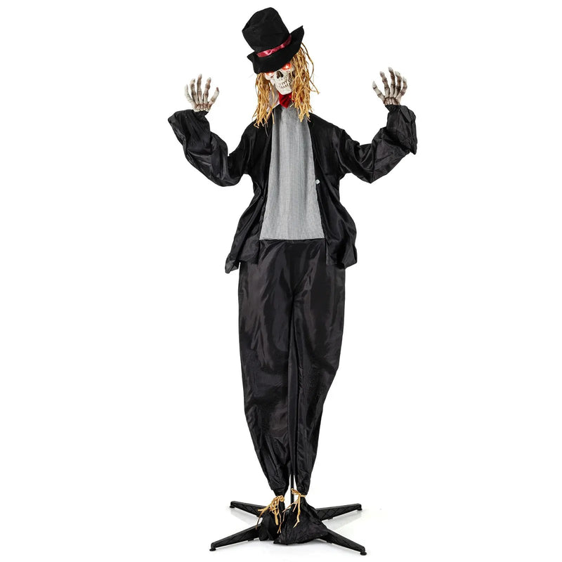 Halloween Animatronic Standing Groom 7.2 FT Haunted House Decoration by DirectDeals