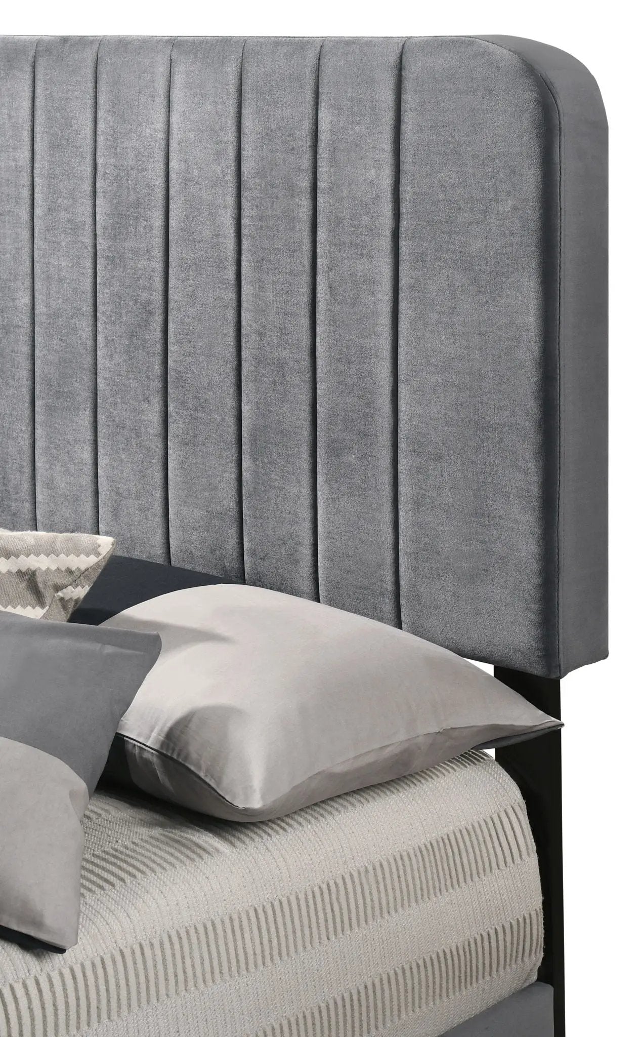 Channel Tufted Bed by Unique Piece Furniture