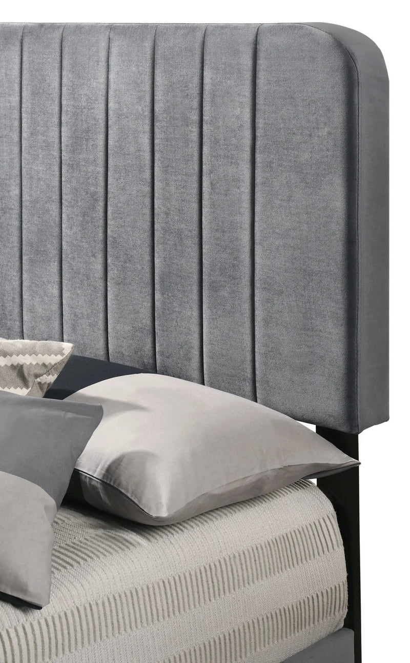 Channel Tufted Bed by Unique Piece Furniture