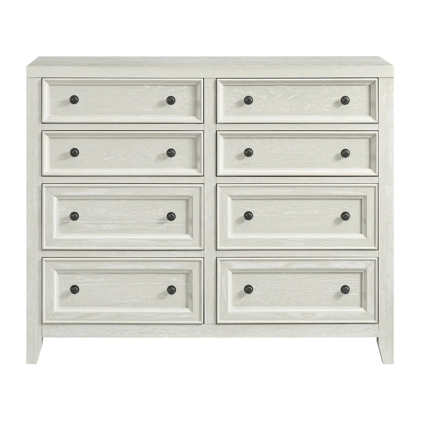 8 Drawer Dresser With Framed Fronts And Smooth Metal Glides by HouseOfZazla