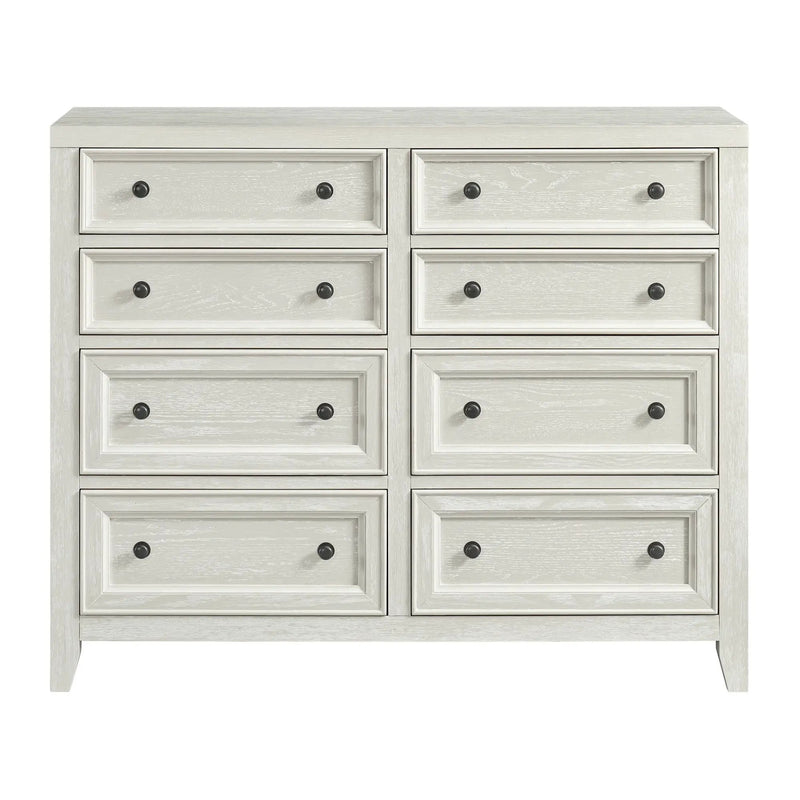 8 Drawer Dresser With Framed Fronts And Smooth Metal Glides by HouseOfZazla