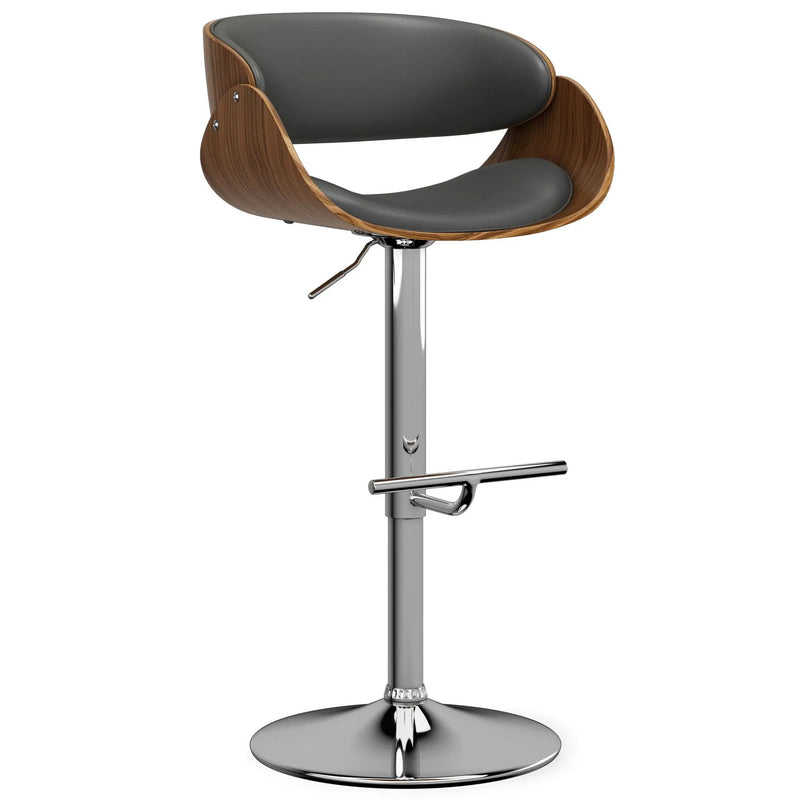 Amery - Mid Century Modern Adjustable Swivel Bar Stool by HouseOfZazla