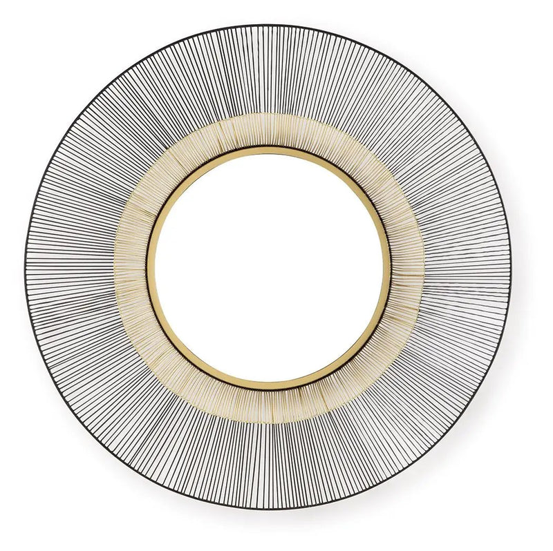 Dallmen - Accent Mirror - Black / Gold Finish by Unique Piece Furniture