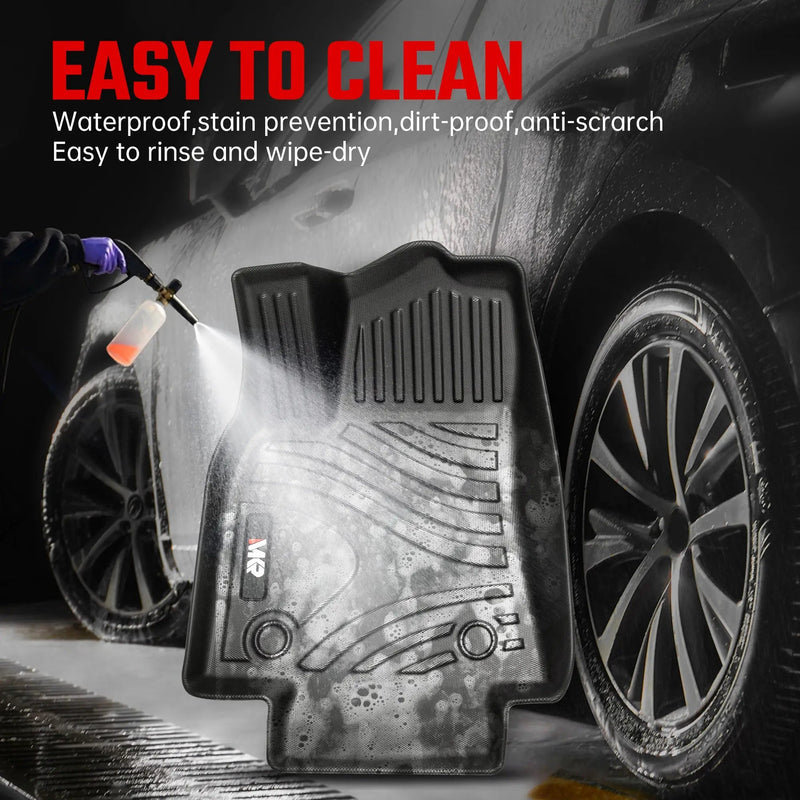 All-Weather TPE Floor Mats for Tesla Model Y 2021-2022 by HouseOfZazla