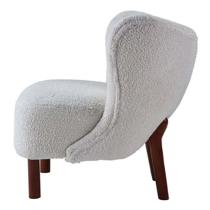 Zusud - Accent Chair - White Teddy Sherpa by Unique Piece Furniture