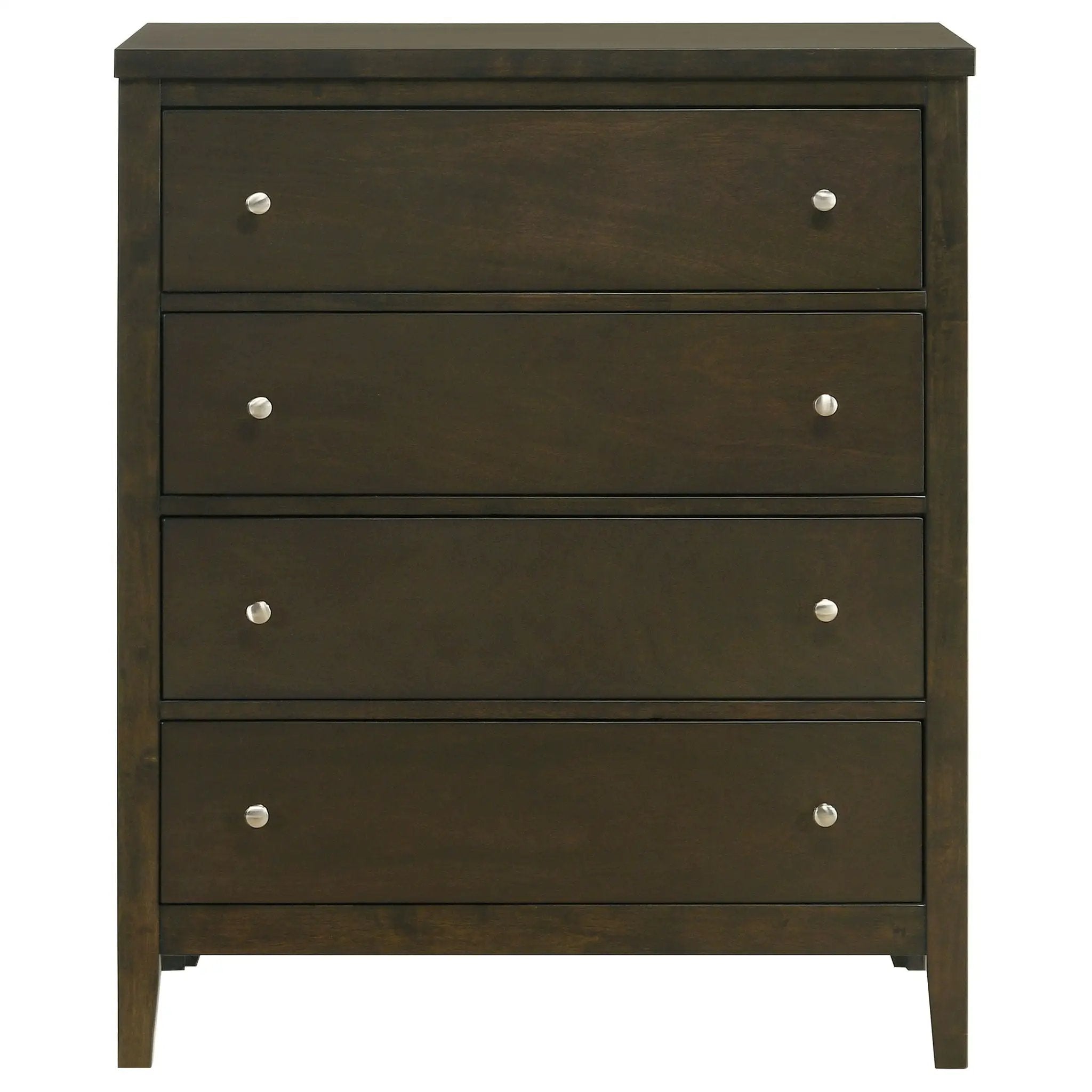 Wilkes 4-drawer Chest of Drawers Dark Cocoa by Unique Piece Furniture