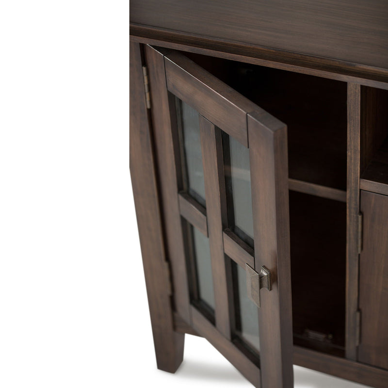 Artisan - TV Media Stand - Natural Aged Brown by HouseOfZazla