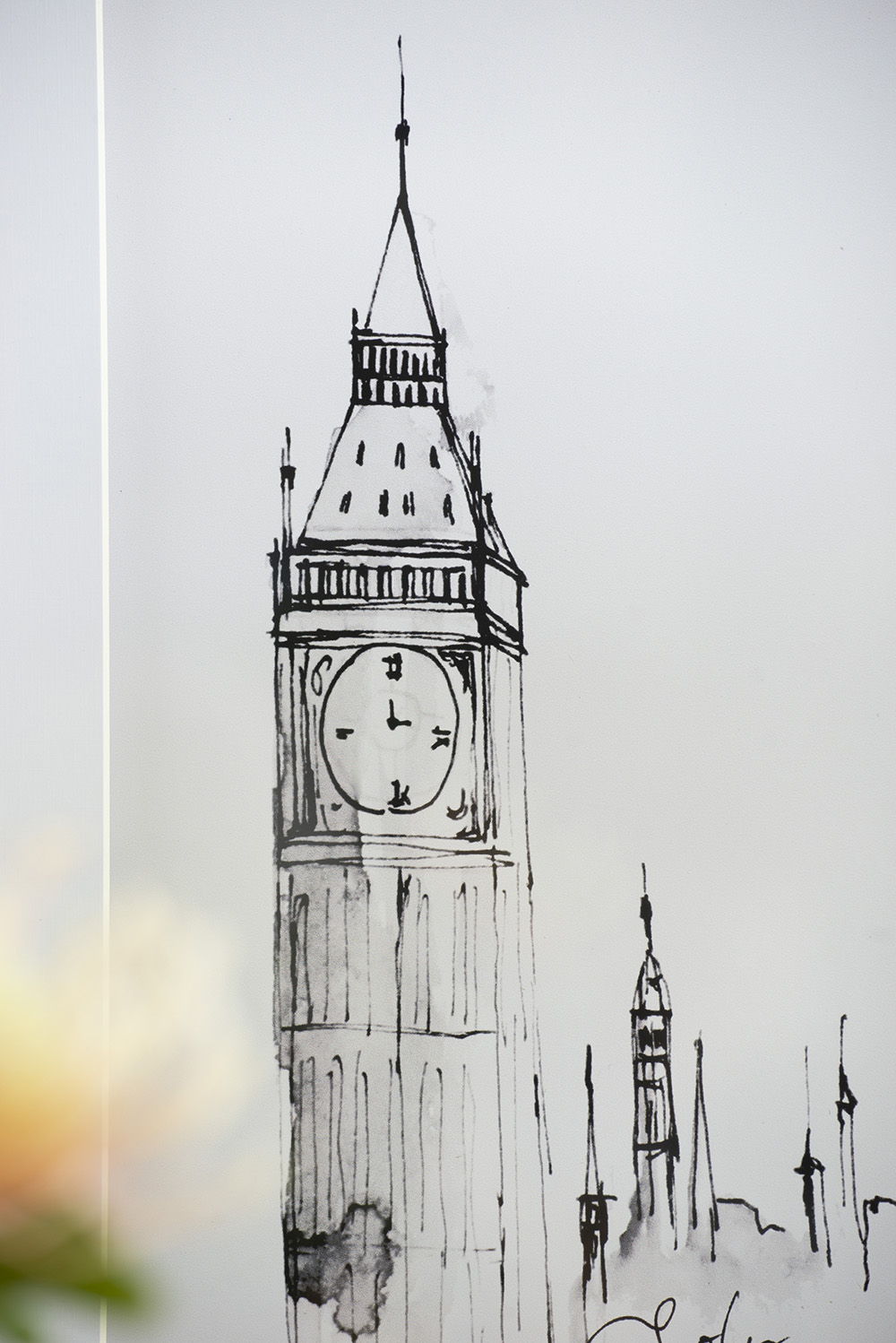 Architecture Wall Art Prints Set of 4 with Black Frame - White / Black, photo 5 of 9