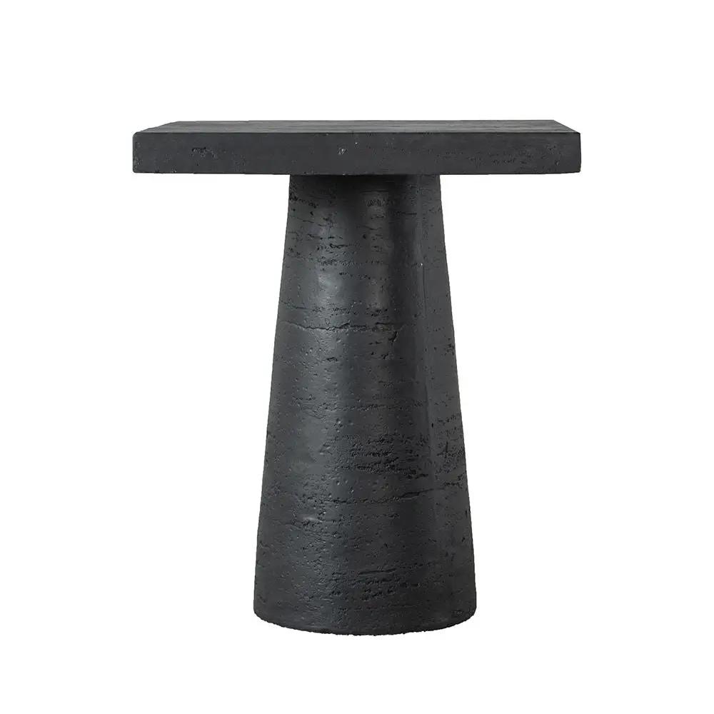 Square Side Table With Pedestal Base by HouseOfZazla
