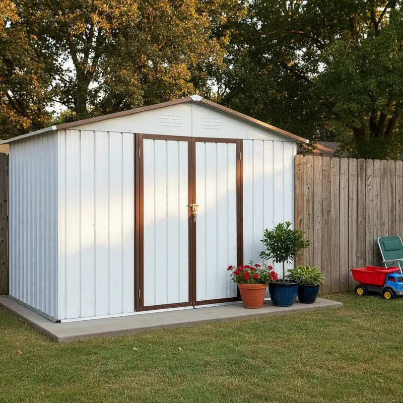 10' x 8' Garden Sheds Outdoor Storage Sheds by HouseOfZazla
